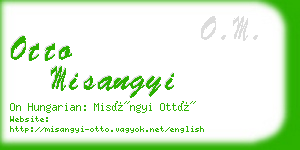 otto misangyi business card